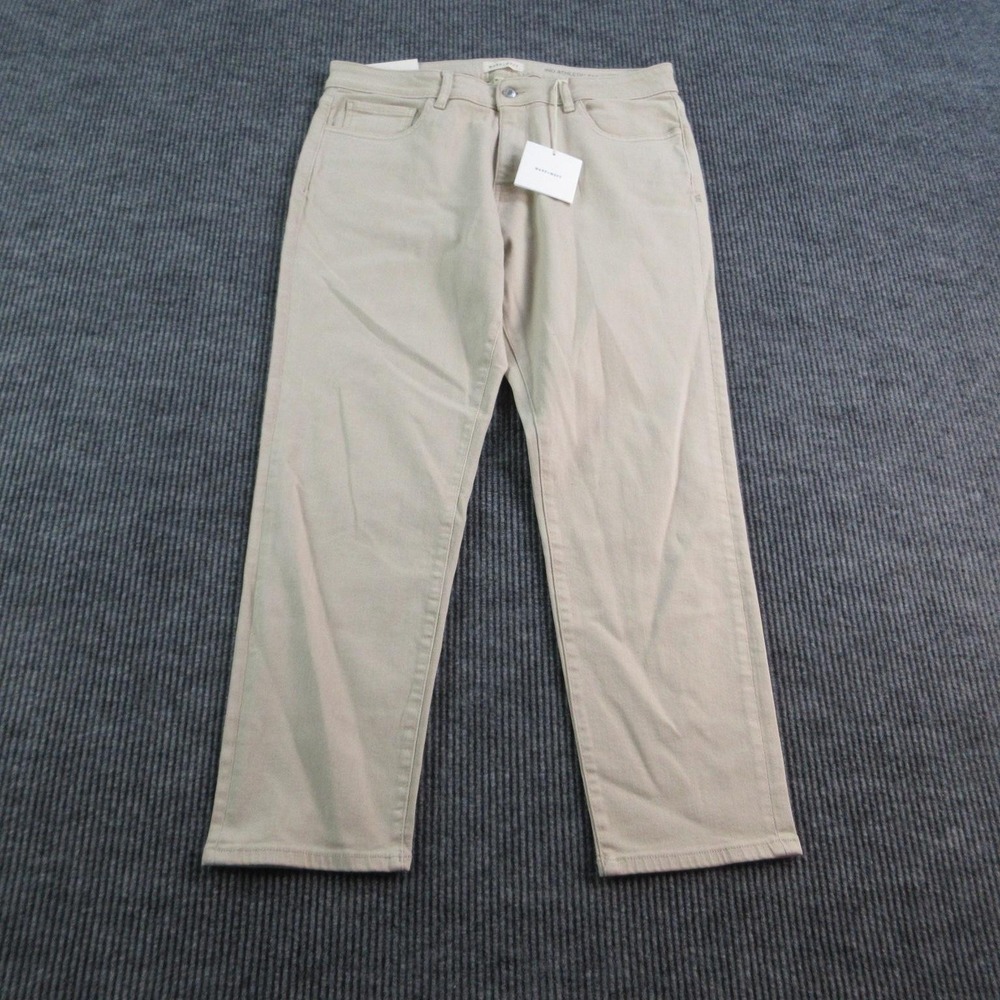 Warp+Weft Pants Mens 36x30 Beige Stone IND Athletic Taper Stretch 36x29.5* NWT